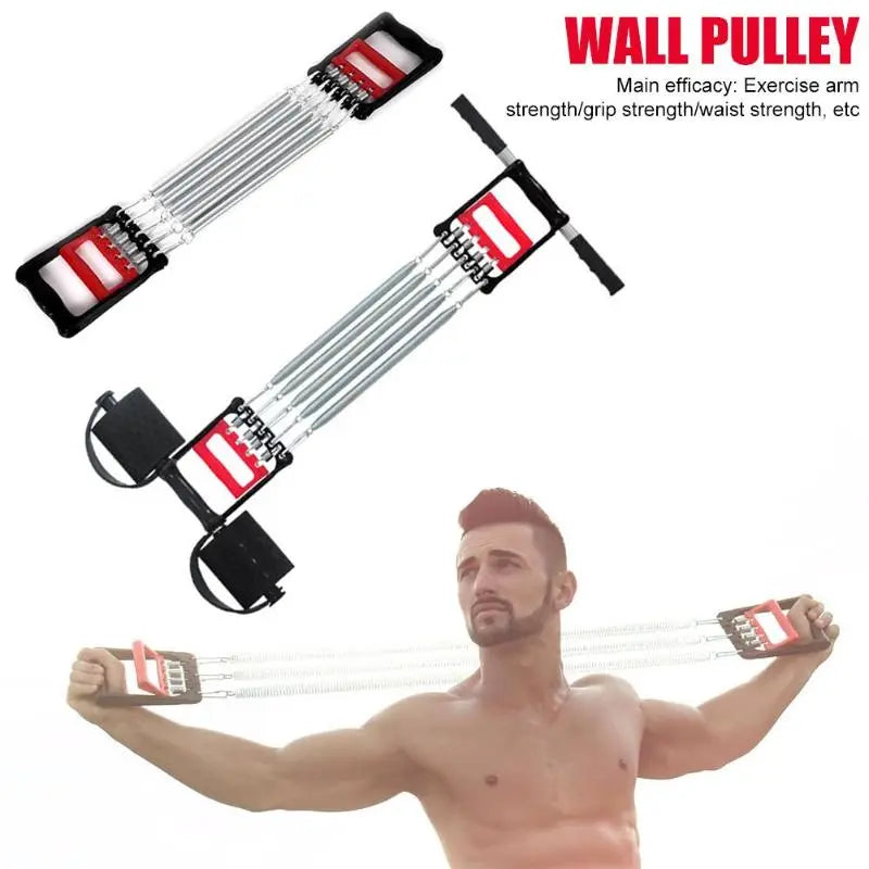 Spring chest resistance bands