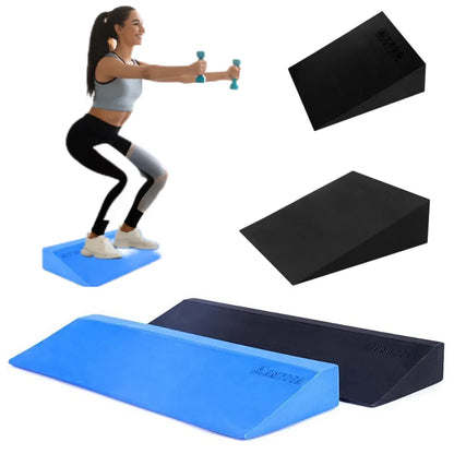 Yoga and weightlifting wedge blocks